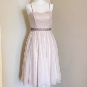 Forever New Blush Pink Prom Dress